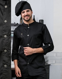 Exner 22220 Kochjacke Bikerstyle mit Schulterklappen