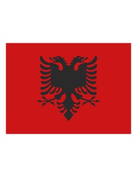 [1000063481] Printwear Fahne Albanien