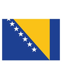 [1000063484] Printwear Fahne Bosnien und Herzegowina