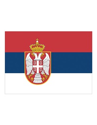 [1000063496] Printwear Fahne Serbien