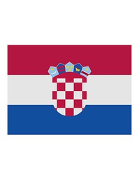 [1000063502] Printwear Fahne Kroatien