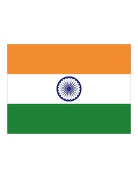 [1000063505] Printwear Fahne Indien
