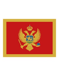 [1000063513] Printwear Fahne Montenegro