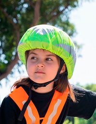 [1000277133] Korntex FH100G Hi-Vis Bicycle-Helmet Cover Maastricht