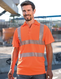Korntex KXBRP Hi-Vis Broken Reflective Premium Polo Shirt Manchester
