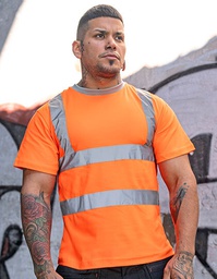 Korntex KXPCSHIRT Heavy Duty Polycotton Hi-Vis T-Shirt Barcelona