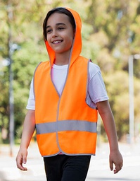 Korntex KXKWH Kids´ Hooded Hi-Vis Safety Vest Odense