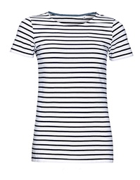 SOL´S 01399 Women´s Round Neck Striped T-Shirt Miles