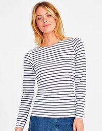 SOL´S 01403 Women´s Long Sleeve Striped T-Shirt Marine