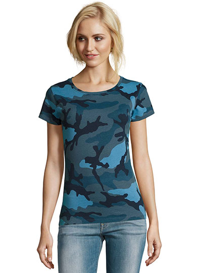 SOL´S 01187 Women´s Camo T-Shirt