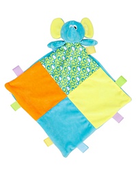 [1000290315] Mumbles MM701 Baby Multi Coloured Comforter With Rattle