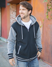 Independent IND45UVZ Unisex Heavyweight Varsity Zip Hood