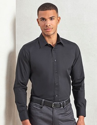 Premier Workwear PR204 Men´s Long Sleeve Fitted Poplin Shirt