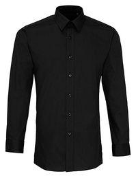 Premier Workwear PR204 Men´s Long Sleeve Fitted Poplin Shirt