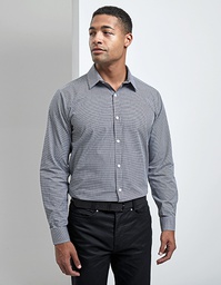 Premier Workwear PR220 Men´s Microcheck (Gingham) Long Sleeve Cotton Shirt