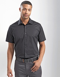 Premier Workwear PR246 Men´s Stretch Fit Poplin Short Sleeve Cotton Shirt