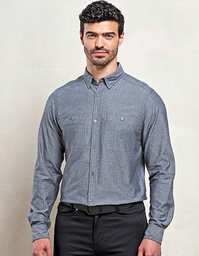 Premier Workwear PR247 Men´s Organic Chambray Fairtrade Long Sleeve Shirt