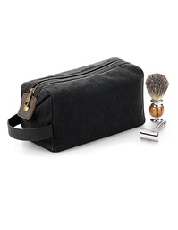 Quadra QD651 Heritage Waxed Canvas Wash Bag