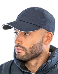 Result Headwear RC038X Herringbone Cap With Sandwich Peak