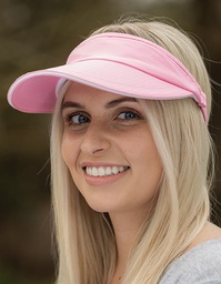 Result Headwear RC048X Herringbone Sun Visor With Sandwich Peak