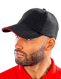 Result Headwear RC050X Brushed Cotton Decorators Cap With Sandwich Peak