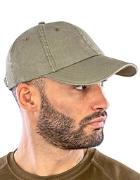 Result Headwear RC054X Washed Fine Line Cotton Cap With Sandwich Peak