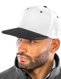 Result Headwear RC082X Bronx Original Flat Peak Snapback Dual Colour Cap