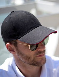 Result Headwear RC091X Memphis Brushed Cotton Low Profile Sandwich Peak Cap