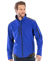Result WORK-GUARD R124X Ripstop Soft Shell Workwear Jacket with Cordura Panels