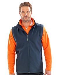 Result Genuine Recycled R232M Men's Printable Softshell Bodywarmer with Recycled Fleece Inner