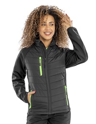 Result Genuine Recycled R237X Recycled Black Compass Padded Softshell