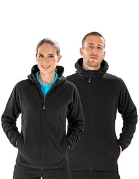 Result Genuine Recycled R906X Recycled Hooded Microfleece Jacket