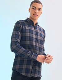SF Men SF560 Men´s Brushed Check Casual Shirt