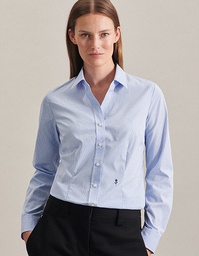 Seidensticker 080619 Women´s Blouse Slim Fit Check/Stripes Long Sleeve