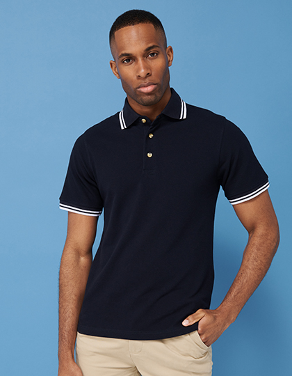 Henbury H150 Double Tipped Piqué Polo Shirt