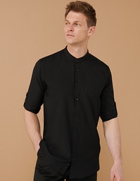 Henbury H592 Men´s Mandarin Shirt Roll Tab Sleeve