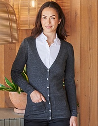 Henbury H723 Ladies´ Lightweight V-Neck Cardigan