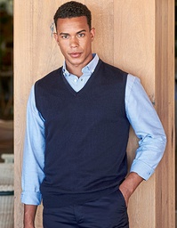 Henbury H724 Men´s Lightweight Sleeveless V-Neck Jumper