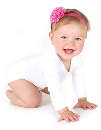 Link Kids Wear ROM550 Long Sleeve Baby Bodysuit Polyester