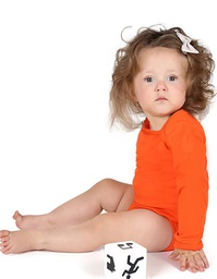 Link Kids Wear ROM200 Long Sleeve Baby Bodysuit
