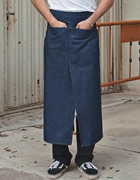 Link Kitchen Wear FS100100SPJNS Jeans Bistro Apron With Split