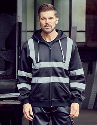 YOKO HVK07 Hi-Vis Zip Hoodie