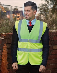 YOKO HVW100 Hi-Vis 2 Bands &amp; Braces Waistcoat