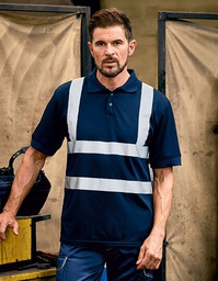 YOKO HVJ210 Two Band &amp; Brace Hi-Vis Polo Shirt