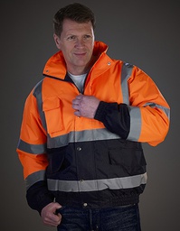 YOKO HVP218 Hi-Vis Two-Tone Bomber Jacket