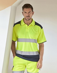 YOKO HVJ220 Hi-Vis Two-Tone Polo