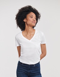 Russell Pure Organic R-103F-0 Ladies´ Pure Organic V-Neck Tee