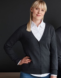 Russell Collection R-715F-0 Ladies´ V-Neck Knitted Cardigan