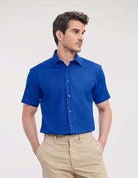 Russell Collection R-923M-0 Men´s Short Sleeve Easy Care Tailored Oxford Shirt