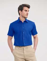 Russell Collection R-923M-0 Men´s Short Sleeve Tailored Oxford Shirt